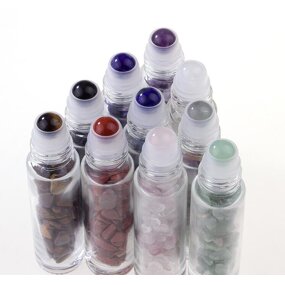 Roller Bottle Manufacturer - OEM/ODM Custom 10ml Glass Gemstone Essential Oil