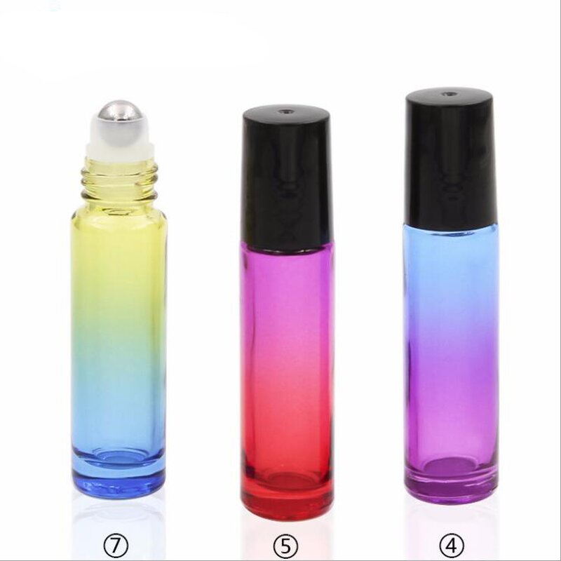 Roller Bottle Manufacturer - OEM/ODM Custom 10ml Gradient Colours Glass Roll