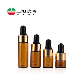 Dropper Bottle Manufacturer - OEM/ODM Custom 1-5ml Amber Glass Colored Dropper