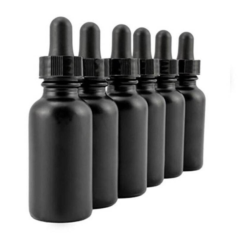 Dropper Bottle Manufacturer - OEM/ODM Custom 5-100ml Matte Black Frosted