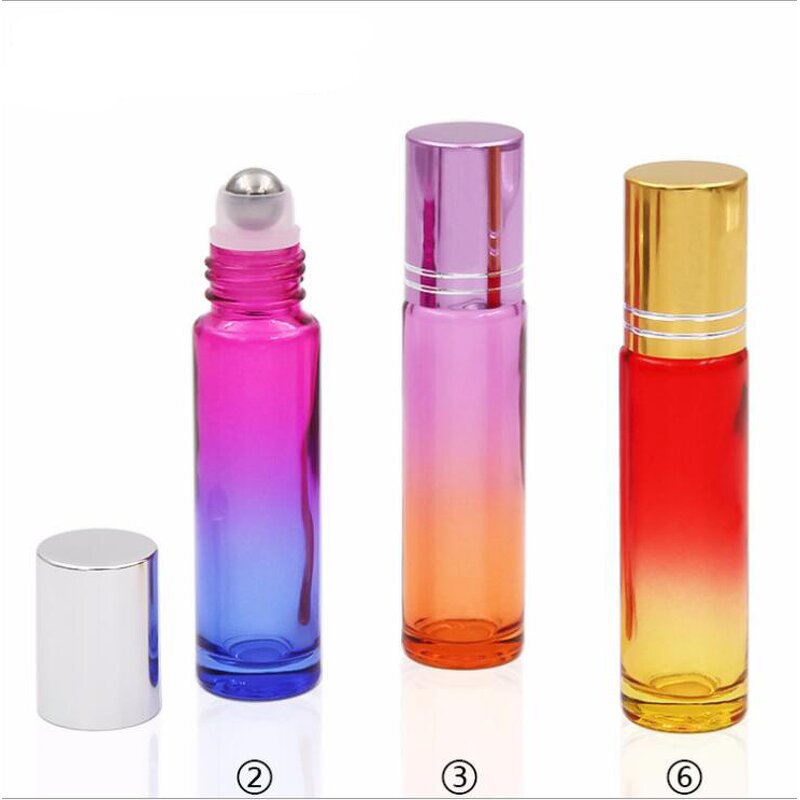Roller Bottle Manufacturer - OEM/ODM Custom 10ml Gradient Colours Glass Roll
