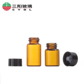 Sample Bottle Manufacturer - OEM/ODM Custom Amber 1-5ml Glass Vial Plug