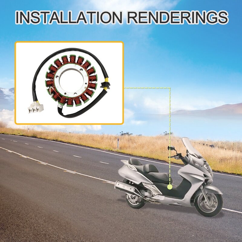 Motorcycle Magneto Stator Factory - Coil for FSC FJS 400 600