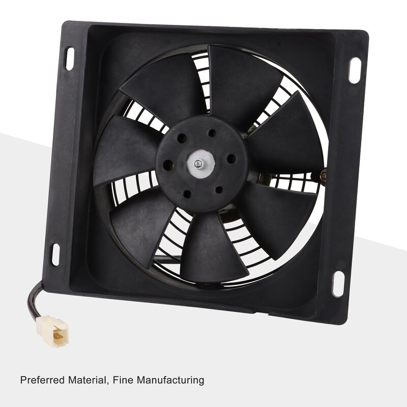 Motorcycle Radiator Fan Factory - 12V DC Square for 250cc Water-cooled