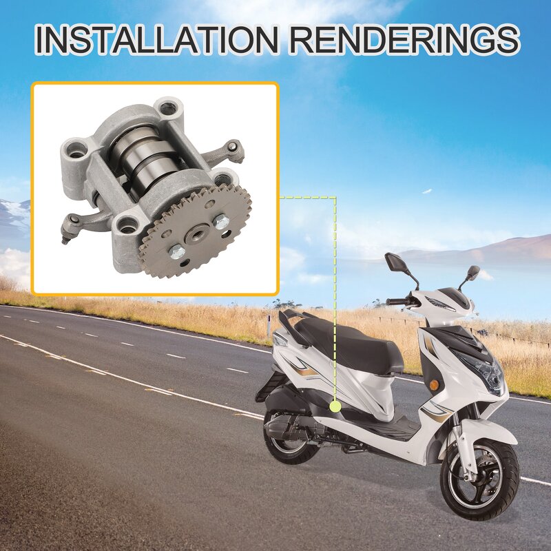 Motorcycle Rocker Arms Manufacturer - Camshaft Support for 161cc Scooter