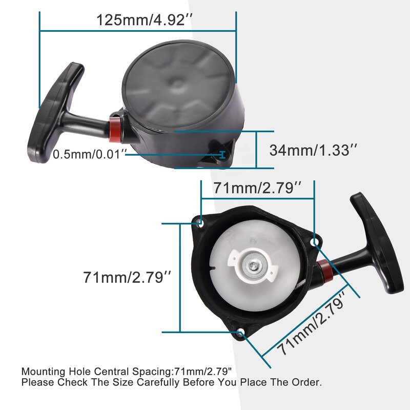 Pull Starter Assembly Factory - Recoil for 35cc Tanka Blade-z TC-355