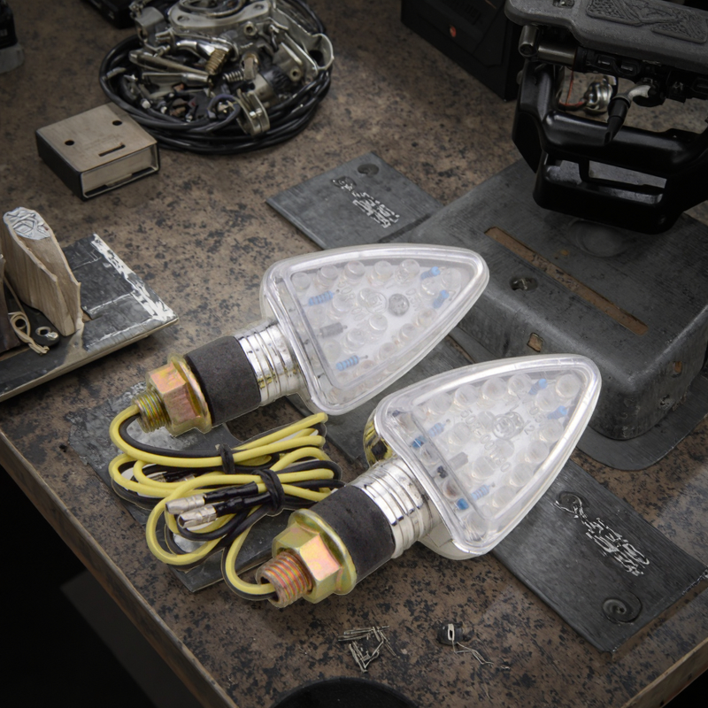 Motorcycle Turn Signal Light Factory - Chrome Indicator Winker Lamp