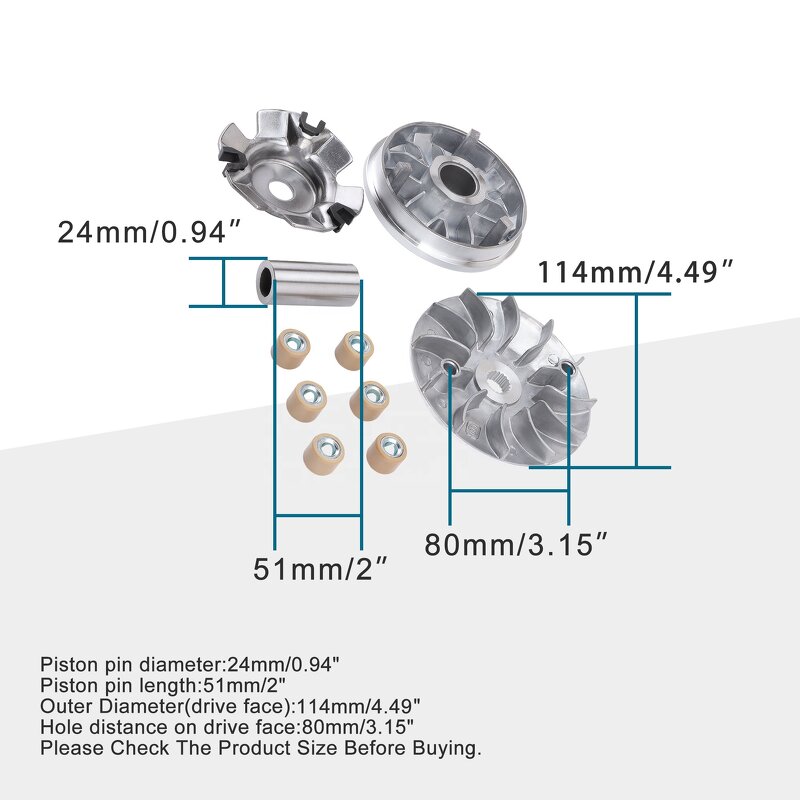 Motorcycle Fan Wheel Factory - 12 Blade for GY5 125-150cc Variator