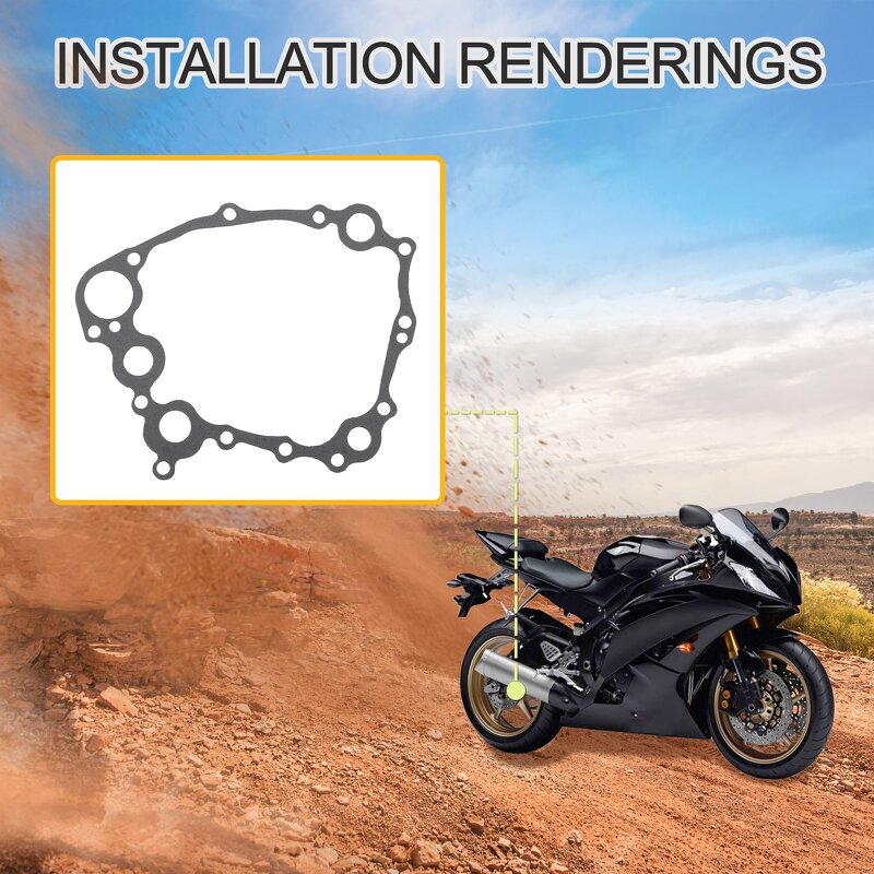 Motorcycle Stator Cover Gasket Factory - for YMH1800 6S5-13563-00-00 1800