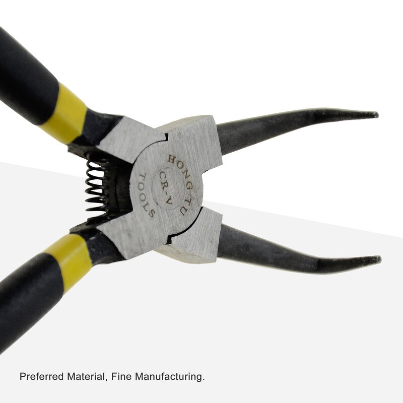 Circlip Plier Supplier - 90 Degree Tip Internal Bent for Motorcycle