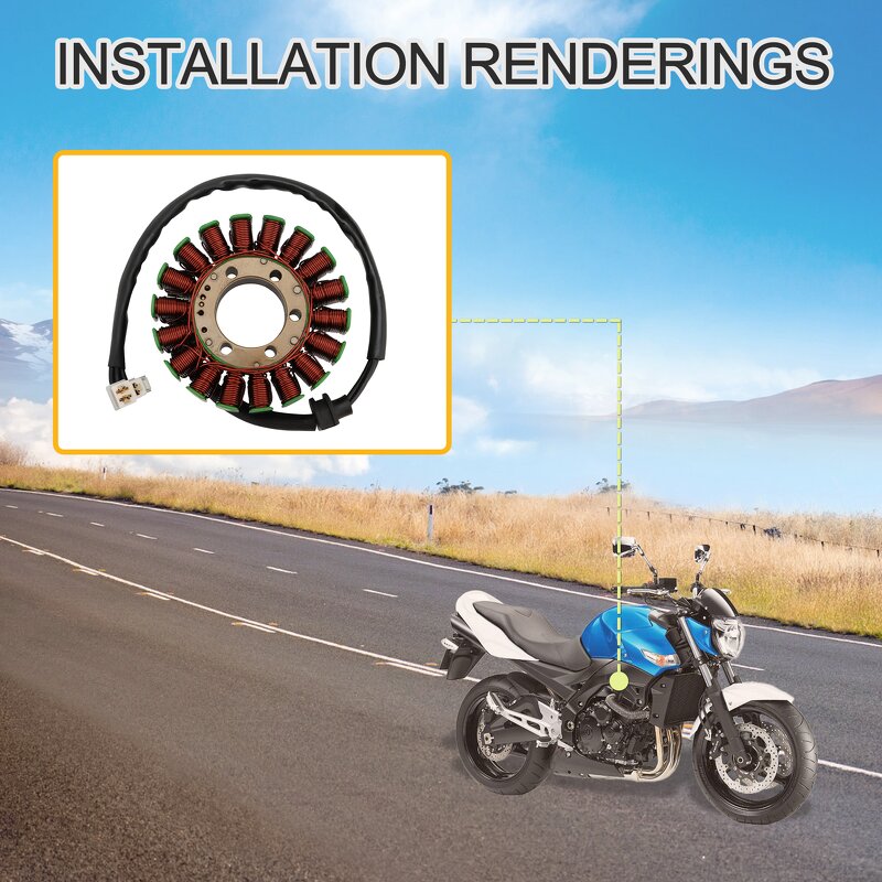 Engine Magneto Stator Supplier - Coil for GSR400 GSR600 GSR750