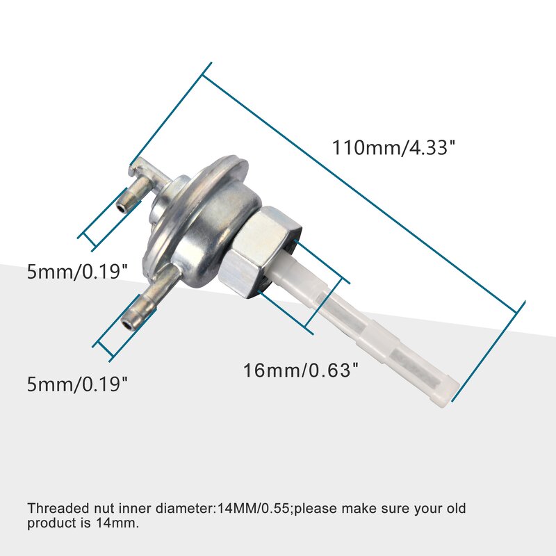 Motorcycle Fuel Pump Valve Factory - Negative Pressure Switch 14mm