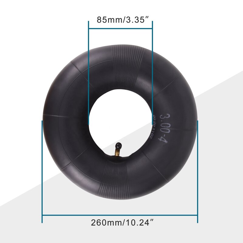 Motorcycle Inner Tube Factory - 3.00-4 Curved Bent Stem for Electric Quad
