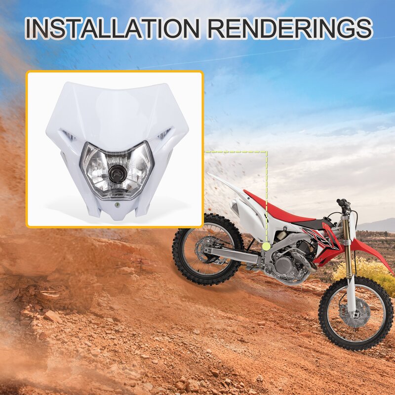 Motorcycle Headlight Factory - Sport Dirt Bike Motocross Lamp