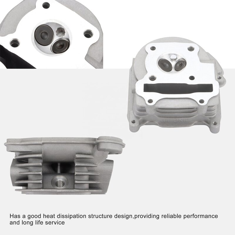 Cylinder Head with Valve Factory - for GY6 49-50cc Scooter Engine