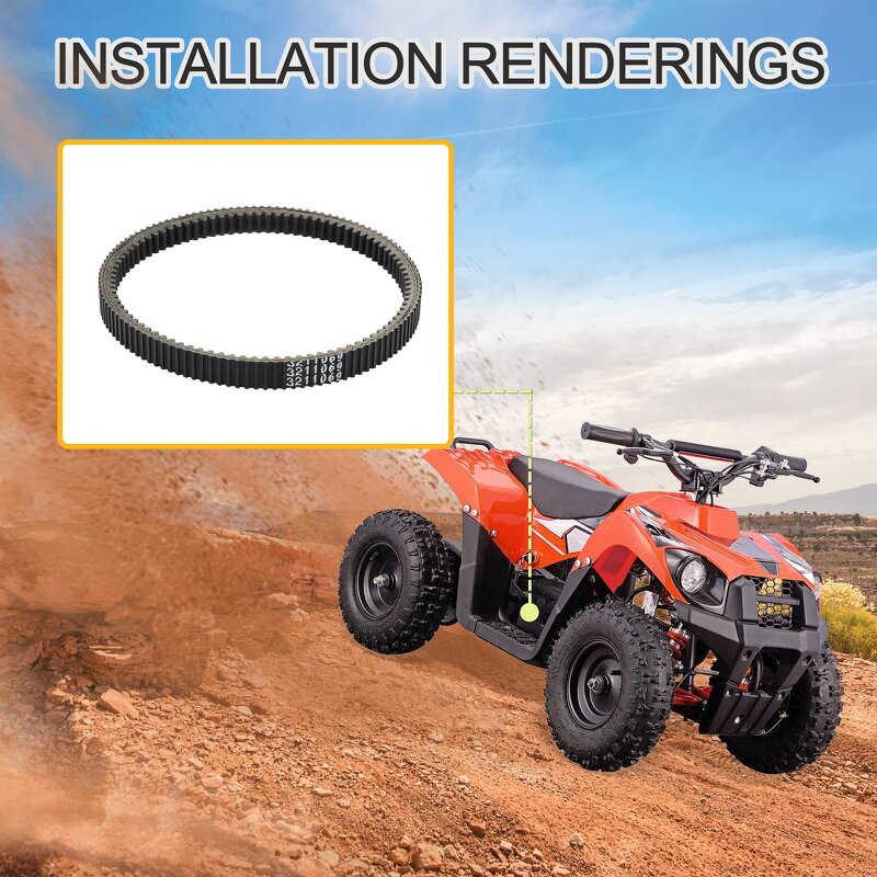 Drive Belt Supplier - Double-sided Teeth for Magnum 325 500 Sportsman