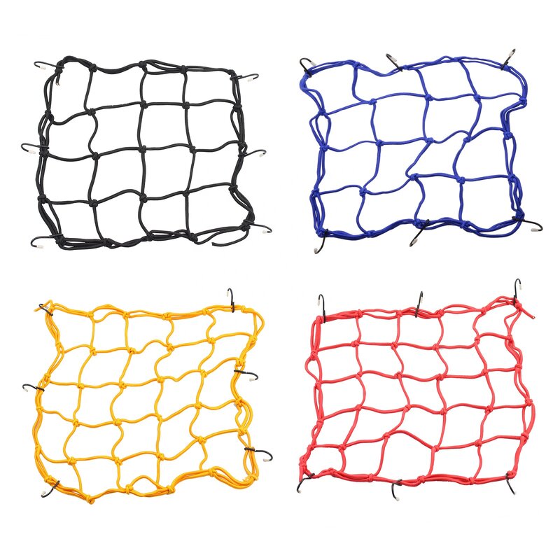 Bungee Cargo Net Factory - 12" X 12" Elasticated with Hooks for ATV
