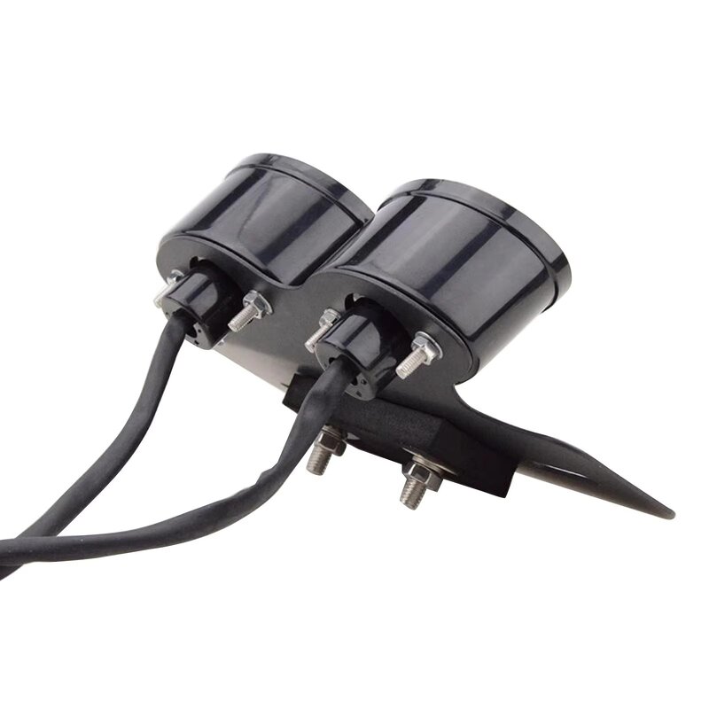 Motorcycle Tail Light Manufacturer - Chrome Double Cat Eye with Signals