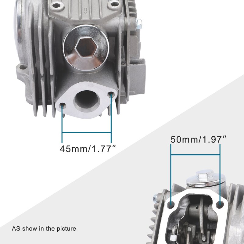 Motor Cylinder Head Assembly Supplier - 52.4mm for 110cc ATV Go Kart