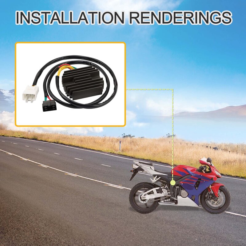 Motorcycle Voltage Regulator Supplier - Rectifier for Honda CBR600RR PC37
