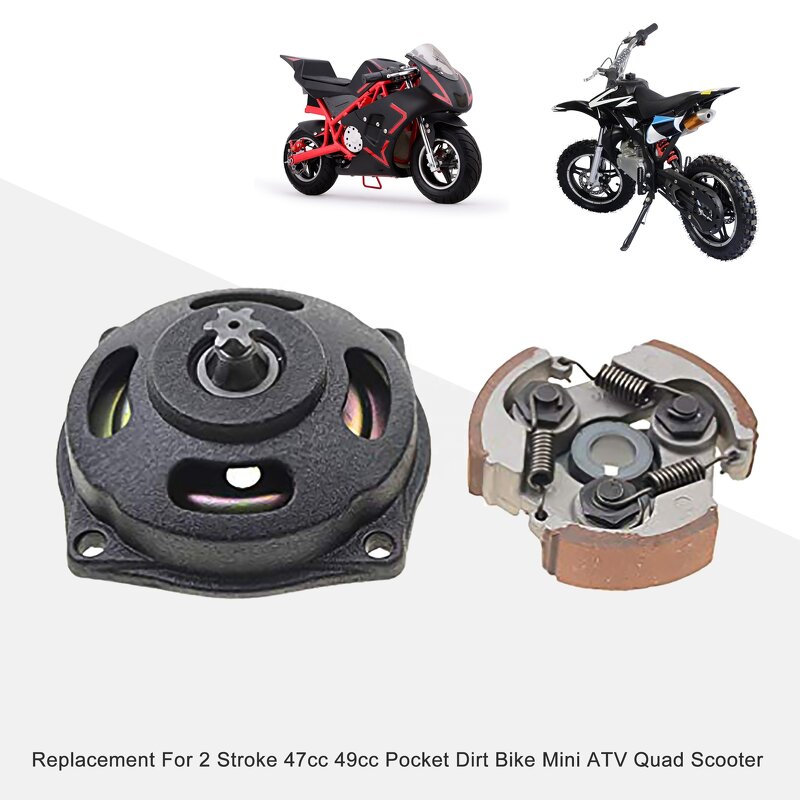 Motorcycle Drum Clutch Supplier - 25H 6 Tooth Gear Box for 2 Stroke 47-49cc