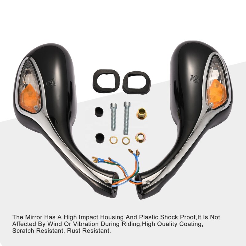 Motorcycle Rearview Mirrors Factory - 8mm for 50-250cc Moped ATV