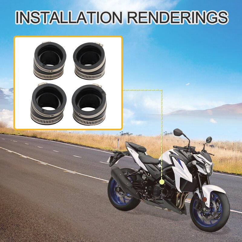 Motorcycle Carburetor Manifold Factory - Boots Adapter for Suzuki GS750