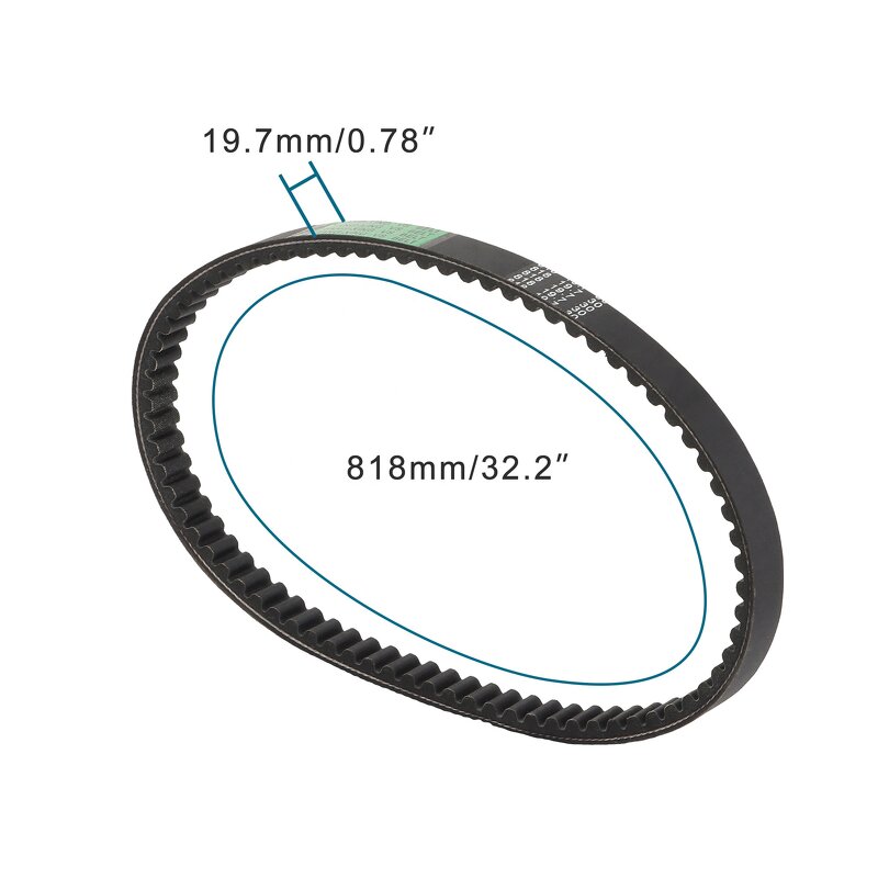 Motorcycle Drive Belt Supplier - 818-19.7-30 for Scooter Moped ATV