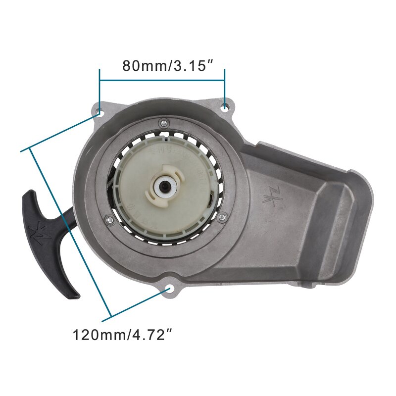 Pull Starter Assembly Factory - Recoil for 2 Stroke 47-49cc Pocket Bike