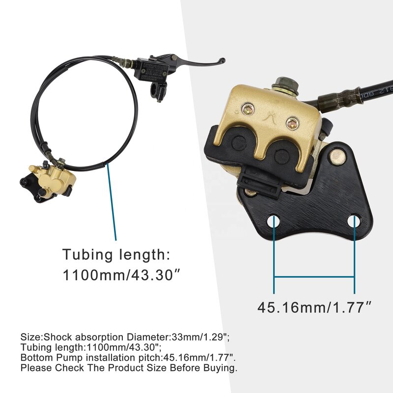 Front Hydraulic Disc Brake Supplier - Master Cylinder for ATV Dirt Bike