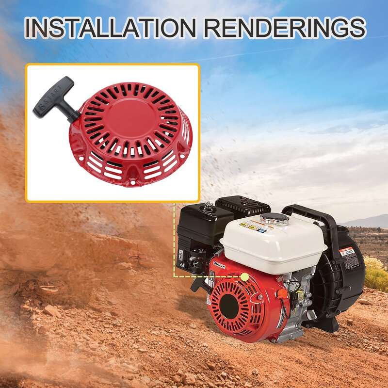 Pull Start Recoil Starter Factory - for GX120 GX160 GX168 GX200