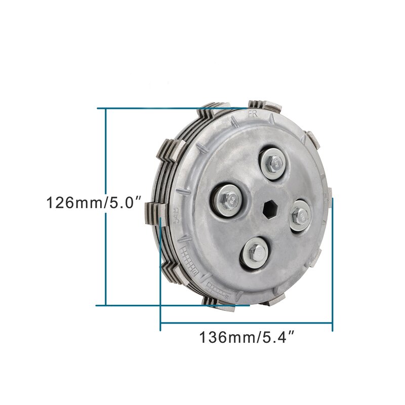 Motorcycle Clutch Assembly Supplier - Center Friction Plate for Fz16 Fazer