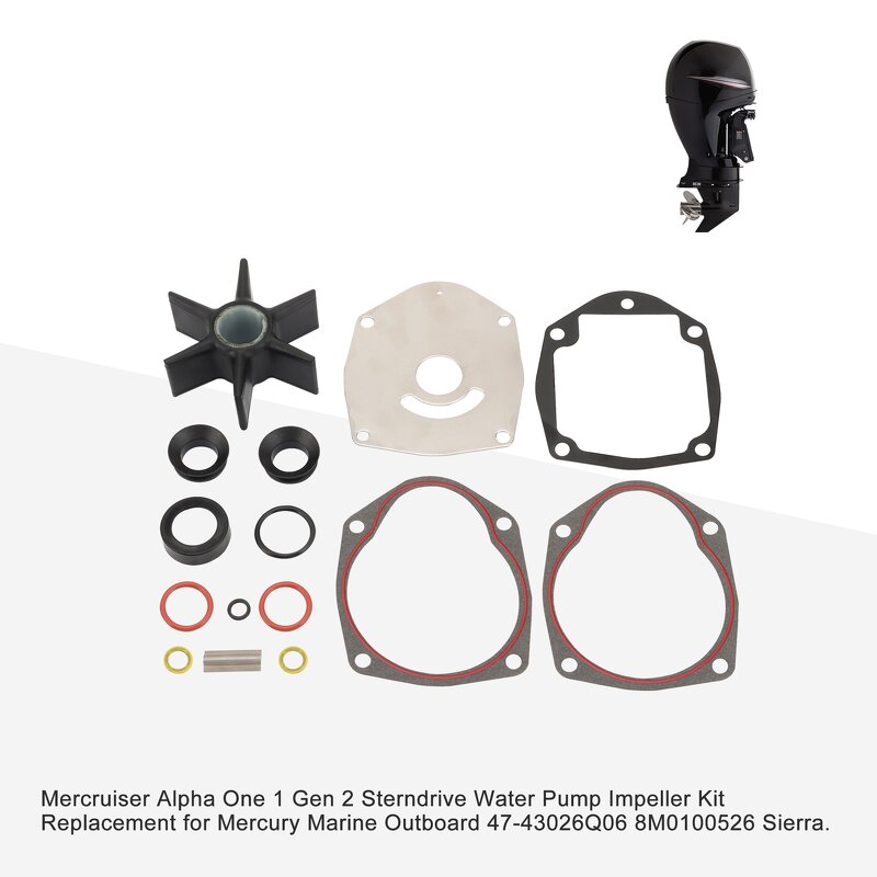 Water Pump Impeller Kit Factory - for Mercruiser Alpha One Gen 2 Sterndrive