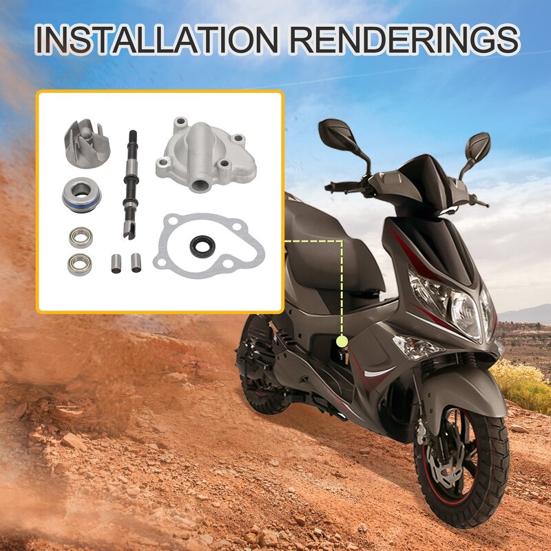 Motorcycle Water Pump Assembly Factory - for Helix CN250 Elite CH250