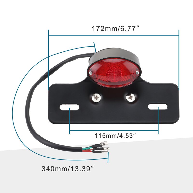 Motorcycle LED Tail Light Supplier - Universal Waterproof Brake Light