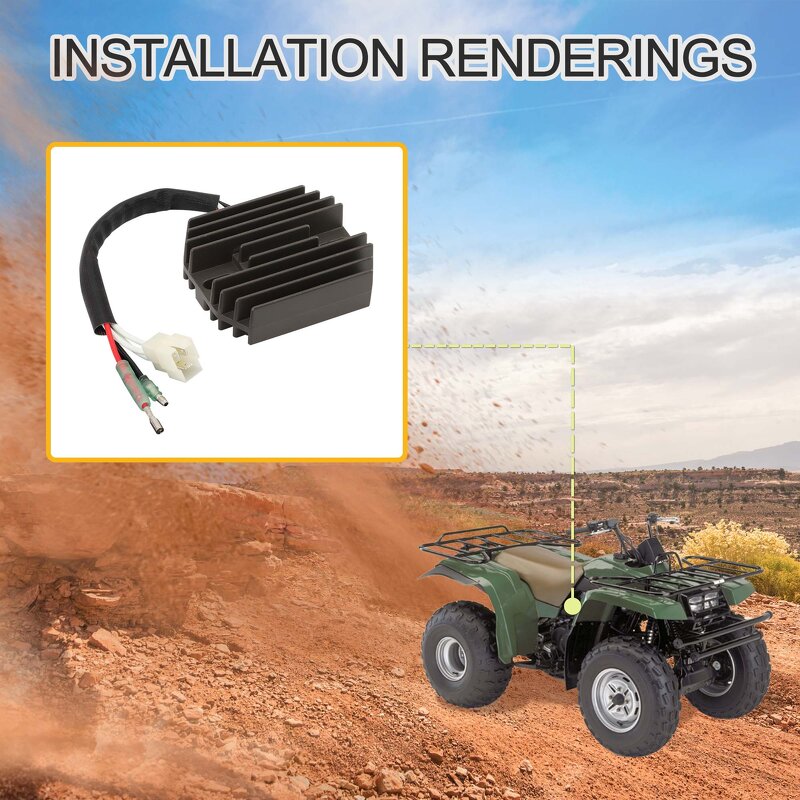 Motorcycle Voltage Regulator Factory - Rectifier for Warrior Wolverine 350