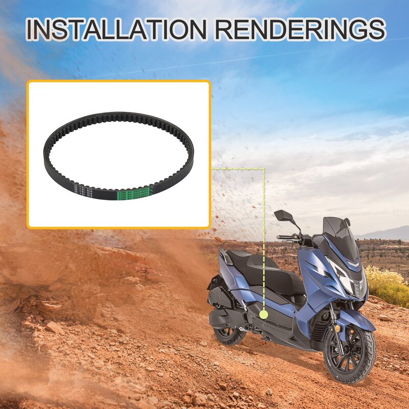 Motorcycle Drive Belt Supplier - 818-19.7-30 for Scooter Moped ATV