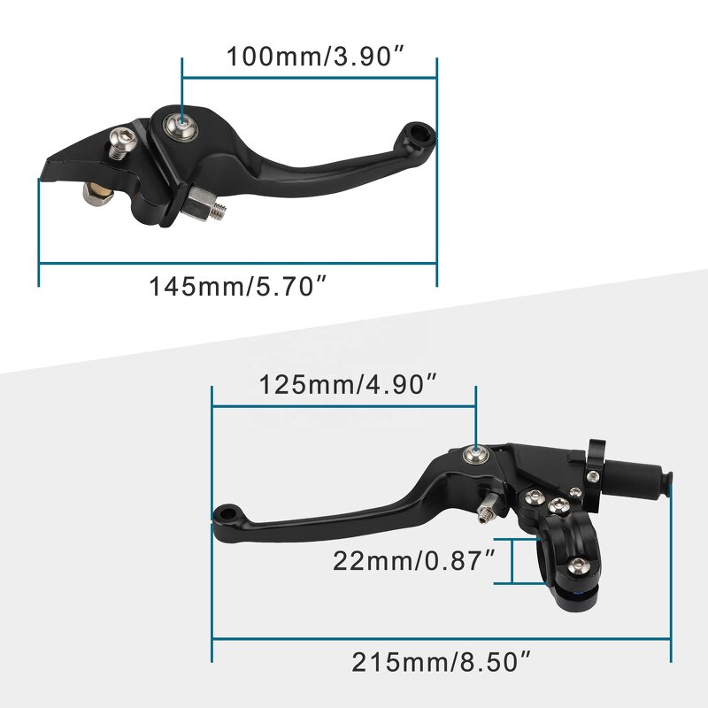 Motorcycle Brake Handlebar Lever Supplier - 22mm for KLX SSR TTR CRF50