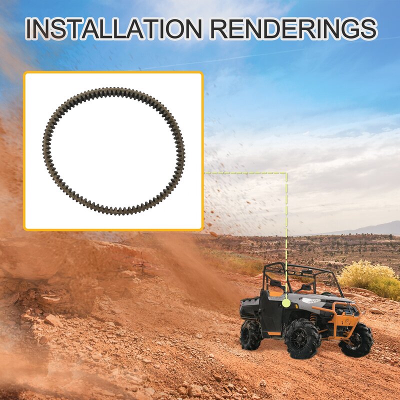 Motorcycle Clutch Drive Belt Supplier - 3211186 for Polaris RZR XP 4 Turbo