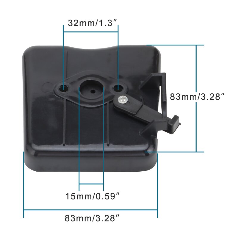 Motorcycle Air Filter Factory - Black for 2 Stroke 43-49cc Pocket Bike