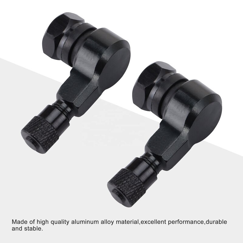 Motorcycle Valve Stems Supplier - 90 Degree Pair Spiracle Silvery