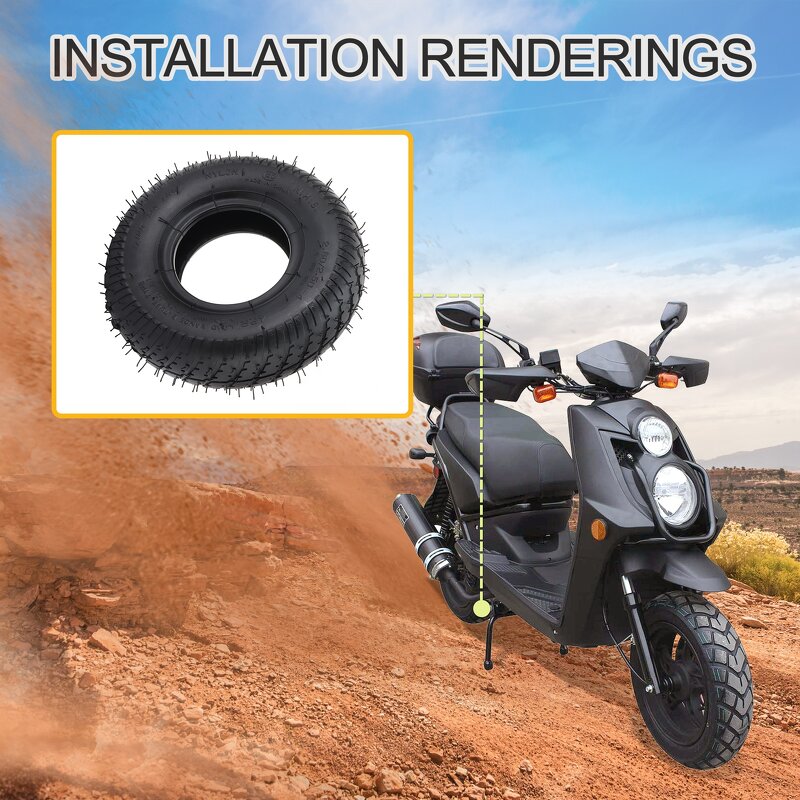 Motorcycle Tire Supplier - 2.80/2.50-4 Metal Curved Mouth Valve TR87