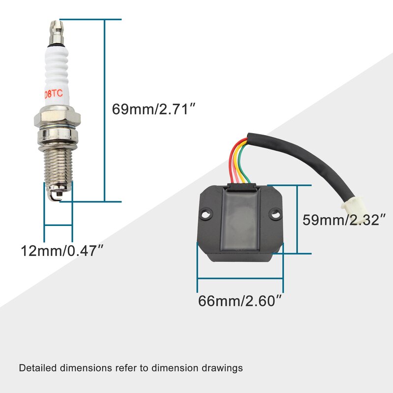 Ignition Coil Factory - AC Racing 6 Pin CDI Voltage Regulator