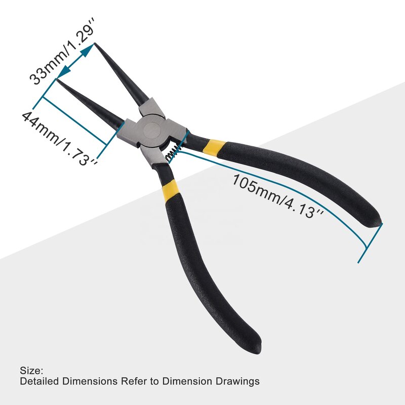 Snap Ring Pliers Factory - K-06 Internal Straight Precision Retaining