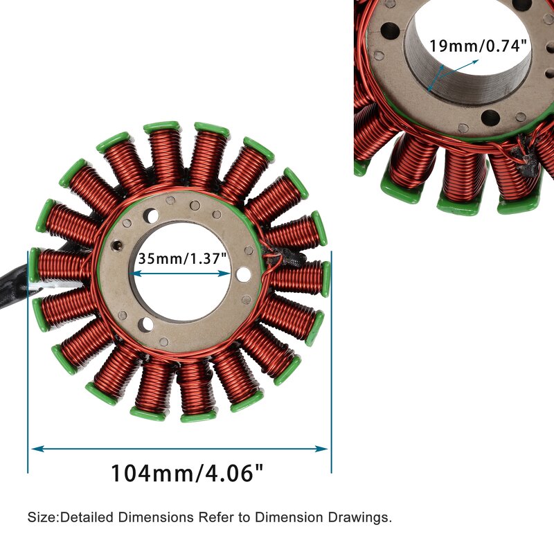 Motorcycle Magneto Stator Supplier - Coil for Kawasaki KVF300cc 2012-2022