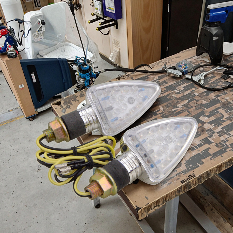 Motorcycle Turn Signal Light Factory - Chrome Indicator Winker Lamp