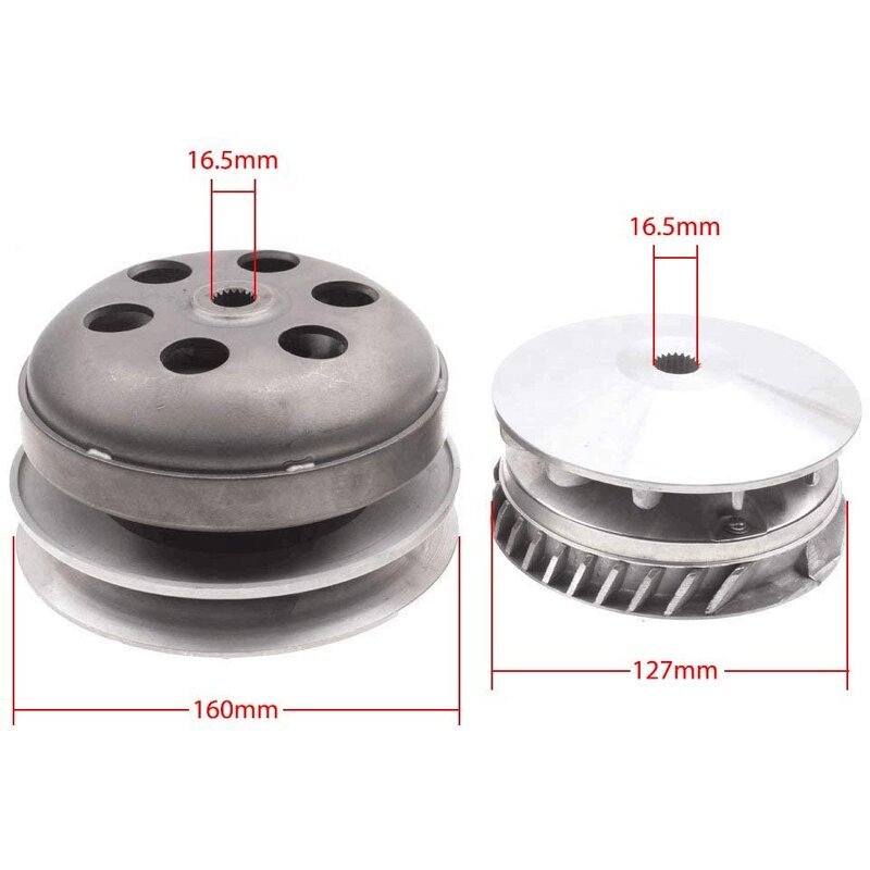 Motorcycle Clutch Drum Set Factory - Complete Pully for Helix CN250 Elite