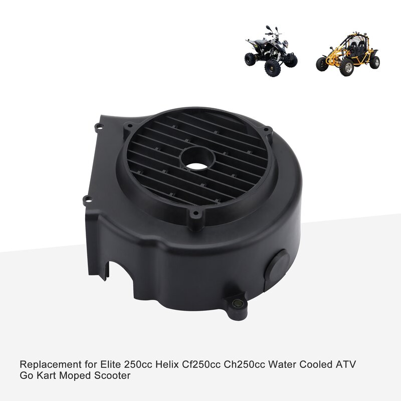 Motorcycle Radiator Fan Cover Supplier - Cubierta for GY6 125-150cc ATV