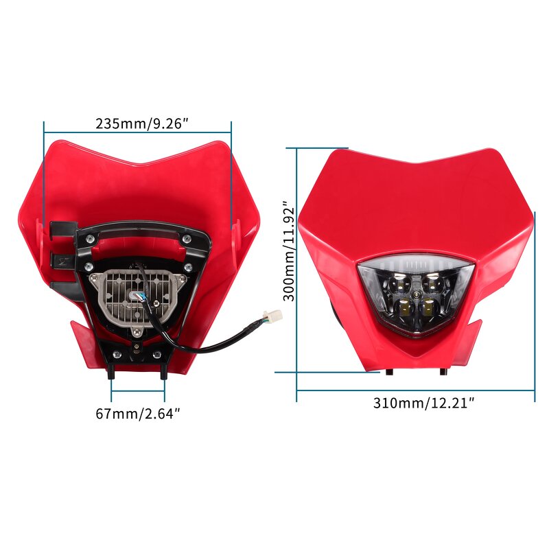 Motorcycle LED Headlight Factory - Universal Dirt Pit Bike Lamp