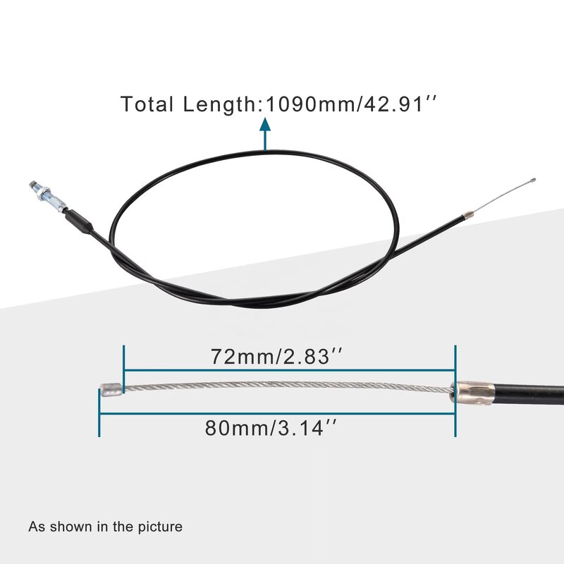Motorcycle Throttle Cable Supplier - 42.91" for 200-250cc Mini Bike ATV